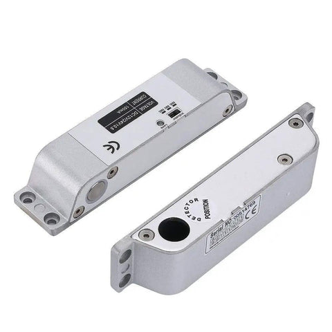 12V DC Drop Bolt Door Lock With Fail Safe NC Mode For Access Control Security, Surface Mounted Electronic Lock With Time Delay