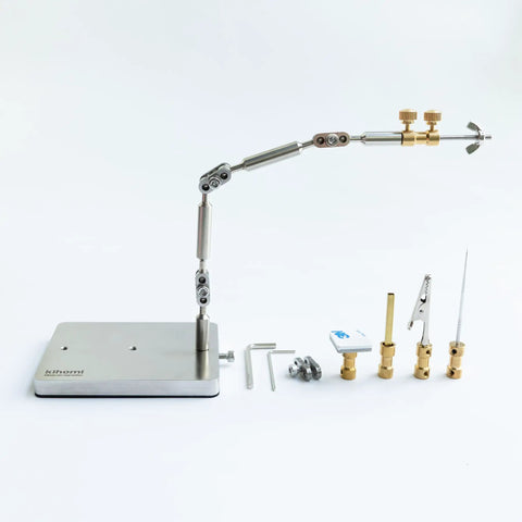 Stainless Steel Stop Motion Rig Arm With Five Flexible Joints For Smooth Animated Shots CNC Machined Armature Support Tool For Hobbyists And Studios Pro Grade Rig Holds Up To 280g mounted on base with clamps and accessories