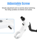 Universal 22mm Aluminum Alloy Bicycle Brake Lever Set for Road and Mountain Bikes, white, featuring adjustable screw for easy installation.