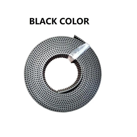 Polyurethane PU HTD 5M Timing Belt 15 Tooth HTD5M 25 Replacement For Open Ended Conveyors And Transmission Drives White 50MM Wide 50 Meter Length Beefed Up Heavy Duty Build, black belt roll