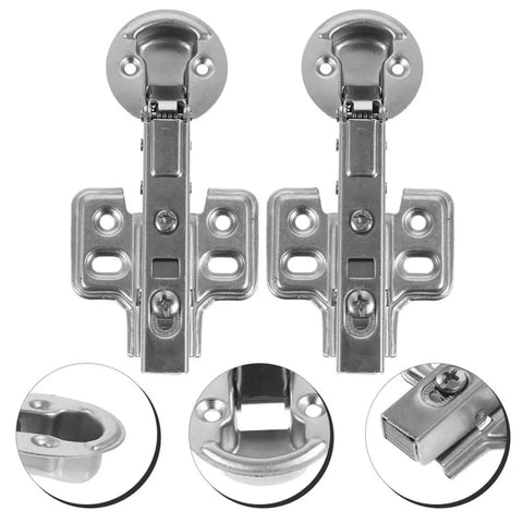 Soft Close Cabinet Door Dampers Hinges For Frameless Cabinets And Windows Stainless Steel 4 Pack No Hassle Slow And Smooth Closing