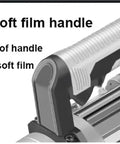 Silicone soft film handle detail on AOXHUGB Electric Rebar Bender And Hydraulic Pliers Cutter with four hole pump body.
