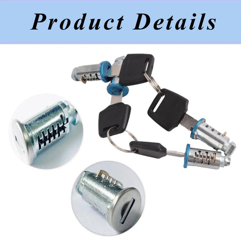 4 Pack Replacement Lock Cores For One Key System Lock Cylinders, keys and lock cylinders for bike, roof, cargo, ski racks