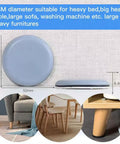 12 Pack Teflon Furniture Sliders Designed To Make Heavy Furniture Glide Like Butter Across Hardwood Tile And Laminate Flooring While Keeping Your Living Room Scratch Free During Weekend Moves. 5cm blue pads shown for heavy furniture.