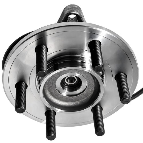Beefed Up Front Wheel Bearing And Hub Assembly With ABS For 2015 2016 2017 Ford F150 6 Lug 4WD 4x4 Heavy Duty Low Runout
