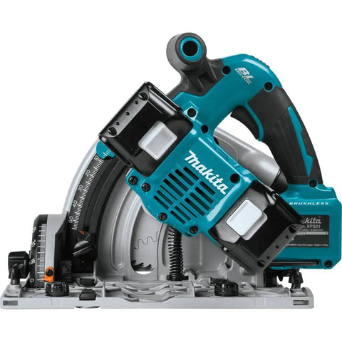 Dual 18V LXT Cordless Plunge Circular Saw Kit with Six and One Half Inch Blade, Brushless Motor, 5.0Ah Batteries, 36V Max