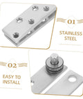 Hidden Door Pivot Hinge System For Secret Bookcase Doors, 360 Degree Stainless Steel Concealed Hinge, Heavy Duty, close-up