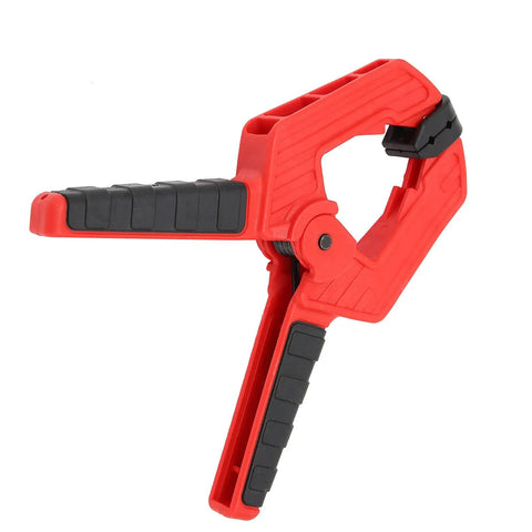 Beefy Heavy Duty Woodworking Spring Clamp With Anti Slip Handle And 4 Inch Opening Two Color Durable ABS Plastic 65 Mn Spring