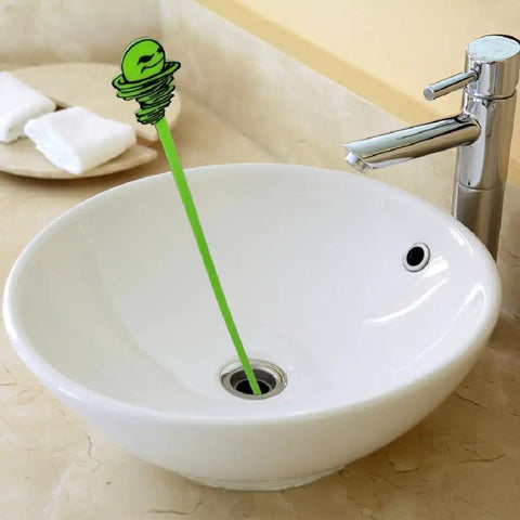 Hair Grabber Drain Snake 5 Pack for Sinks and Showers Keeps Drains Flowin Reusable and Washable Plastic Clog Remover Tools