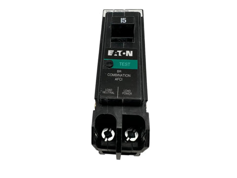 15 Amp Combination AFCI Single Pole Circuit Breaker For Home Wiring Black, Easy Install Arc Fault Protection, Ideal For Residential Panels