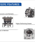Features of Rear Wheel Bearing Hub Assembly Fits 2002 2006 Nissan Altima, 2004 2008 Maxima, 2004 2009 Quest - OE Replacement