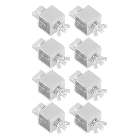 8 Pack Butt Welding Clamps Built Tough With Galvanized Steel Jigs For Car Body Panels, Heavy Duty Pipe Clamp Set displayed on white background