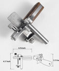 Heavy Duty Leather Strap Cutter Made From Aluminum Alloy Adjustable Manual Belt Cutter Tool for DIY Leathercraft projects