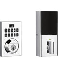 Contemporary Keypad SmartCode Deadbolt Lock With SmartKey Security And ZigBee Three Point Zero For Keyless Entry One Touch Locking