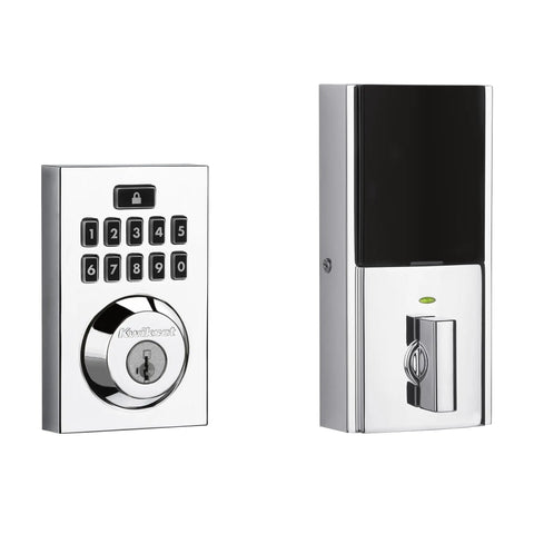 Contemporary Keypad SmartCode Deadbolt Lock With SmartKey Security And ZigBee Three Point Zero For Keyless Entry One Touch Locking