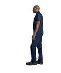 Men's Navy Blue Lightweight Coveralls With Breathable Touchtex Pro Poplin Material Designed For Zero Drag Performance And Built Tough For Your Daily Grind, side view.