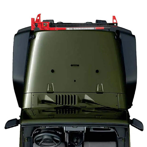 33 Inch Ratcheting Off Road Utility Farm Jack 3 Ton Capacity With Lift Range 5.12 To 26.38 Inches on vehicle hood