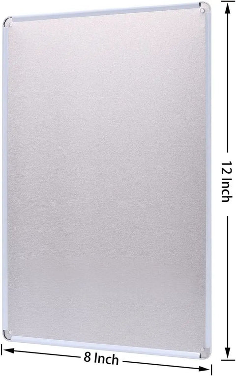 Heavy Duty 8x12 Inch Tin Sign For Factory And Workshop Safety Zone, Weatherproof Metal Sign Built Tough To Withstand Rust Fade