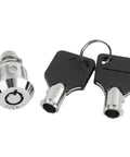 Cylinder Locks For Doors, Mailboxes, Drawers, And Cupboards With Cam Lock, Includes 2 Keys, Easy Install Box Lock For Cabinets And Gates