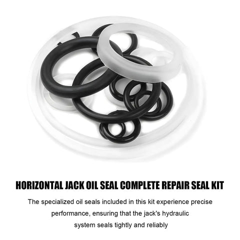 17 Piece Floor Jack Seal Kit For Horizontal 3 Ton Hydraulic Jacks Oil Seal O Rings Replacement Set Universal Repair Kit rings