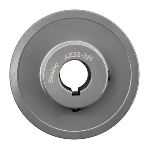 3/4 Inch Bore 3.25 Inch OD V Belt Pulley One Groove Cast Iron Sheave For A 3L 4L Belts 3/16 X 3/32 Keyseat Statically Balanced Heavy Duty Mechanical Pulley For Smooth Power Transfer