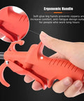 Close-up of Beast Power 100mm Air Blow Gun with ergonomic anti slip rubber coated metal handle detail view