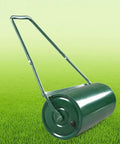 10 Gallon Lawn Roller With 20 Inch Steel Drum, Sand Or Water Fill, Heavy Duty Construction, Easy Turn Drain Plug, U Shaped Ergonomic Handle