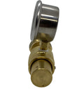 Co2 Air Shifter Regulator For Drag Racing Applications, Brass 100 Psi Piston Regulator With CGA320 Connection And Permaseal