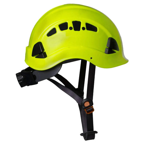 Ventilated Safety Hard Hat With 6 Point Ratchet Suspension Built For Work At Height ANSI Z89.1 Type I Class C ABS Helmet For Rescue Ops Construction Maintenance And Utilities