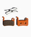 Ceramicized Polymer Disc Brake Pads Copper Free For Shimano XTR with steel back and spring clip, metal-free, low dust eco friendly.