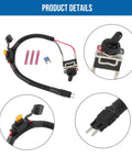 Fuse Bypass Switch Kit For ATM Mini-Fuse Towed Vehicles With Beefed Up Rocker Toggle Switch And Waterproof Boot Cap Cover 20A 14 Inch Line Length