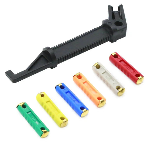 Heavy Duty 30 Piece Torpedo Fuse Assortment Kit For Classic Vintage Rides Featuring Slick GBC Bullet Design with assorted fuses and extractor tool.
