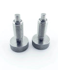 Two Pack Retractable Spring Plungers M16x2 Stainless Steel Lockout Handle Quick Release Pins With Knurled Grips For Industrial Equipment