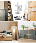 Heavy Duty U Shaped Bracket Leg Levelers Set With Non Marring Feet Adjustable Furniture Levelers for cabinets and desks display