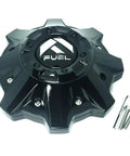 Gloss Black Wheel Center Cap 1002-53GB 1002-53 For Offroad Wheels Replacement Cap No Screws Included
