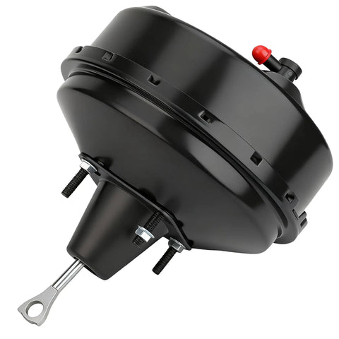 Premium Heavy Duty Brake Booster Straight Bolt On Steering Aid Direct Swap Compatible With 1997 To 2005 Chevy Blazer Gmc Jimmy S10 Sonoma 5474822, black vacuum power brake booster.