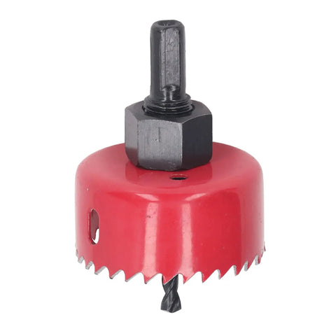 FTVOGUE Premium 5-Piece M42 Steel Hole Saw Kit With Drill Bit Cuts Big Holes In Wood Plastic Aluminum And Steel Perfect For Serious DIY Crafters And Pro Woodworking Pros Today. Red 32mm hole saw with pilot drill bit