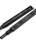 Heavy Duty 35mm Three-Section Drawer Slides With Soft Close And Ball Bearing, Full Extension 12 Inch, Durable Steel Construction