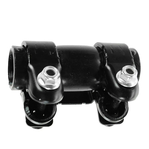 All In One Front Steering And Suspension Kit 12 Piece For Easy Install And Peak Handling, Includes Tie Rod Ends, Ball Joints, Control Arms, Sway Bar Links And Bushings For A Smooth, Responsive Ride. black steering linkage part with two mounting brackets
