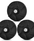 Three Pack Direct Replacement Heavy Duty Magnetic Impeller And Bearing Housing Kit For Beverage Machines D15 D155 D25 D255 D35 D355 HD WD 3587 And 3220 Compatibility, three black impellers