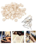 120 Piece Wool Felt Polishing Wheels Kit With Mandrel Shank For Rotary Polisher Buffing Wheels A Real Workhorse For Metal Plastic Jewelry Finishing And Buffing In Tight Spots And Small Parts