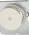 Replacement 115V Motor Assembly for Ventilation Fans, 1550 RPM, front view showing fan and mounting plate, Model 97017705