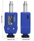 7 In 1 Portable Hardness Tester For Aluminum And Steel Alloys, Superficial Durometer Testing Machine, Leeb Hardness Tester, Hardness Testing Equipment LS252DC, On The Go Metal Material Gauge, blue handheld, 88mm x 34mm