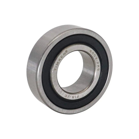 2 Pack 6003-2RS Double Rubber Seal Deep Groove Ball Bearings 17x35x10mm Pre Lubricated High Performance Radial Bearings Chrome Steel Dual Seals
