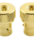 2 Pack SMA Male To BNC Female RF Coaxial Adapters Gold Plated 50 Ohm Copper High Frequency Coax Adapters for radios