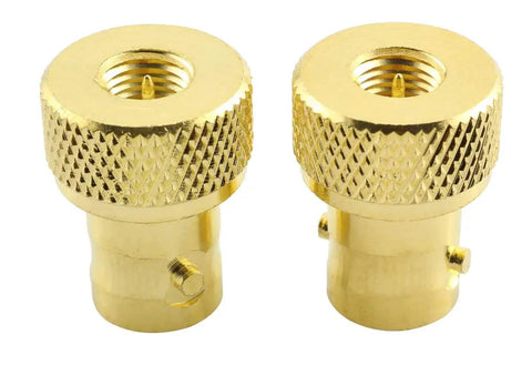 2 Pack SMA Male To BNC Female RF Coaxial Adapters Gold Plated 50 Ohm Copper High Frequency Coax Adapters for radios
