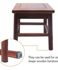 Teflon Furniture Sliders 20 Piece Set 1 Inch Square Glides For Carpet And Hardwood Floors on wooden table legs.