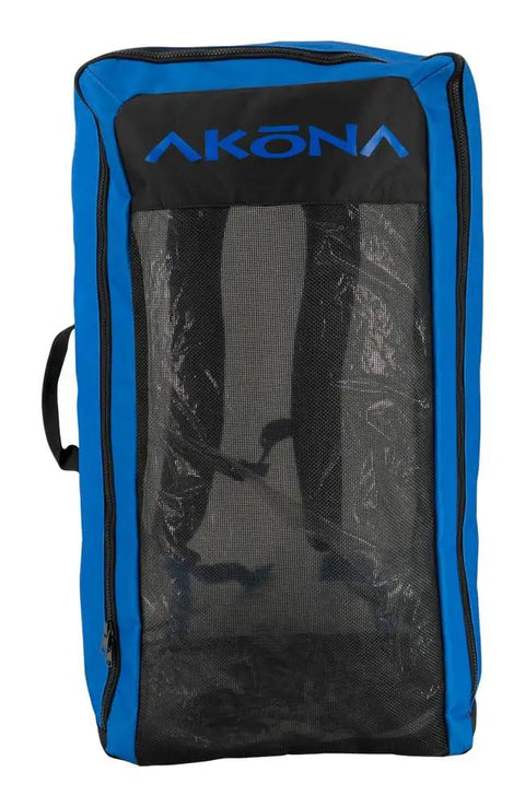 Azul 65L Mesh Backpack For Scuba Gear With Full Top Zipper Access, Durable Recycled Polyester 600D, Front View