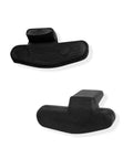 Close-up of front and rear nylon inserts from Easy Mount Duck Head Tire Change Inserts Kit Nylon Rim Guard For Tire Changer Non Slip Edge Protection Includes 6 Front Upper And 6 Rear Lower Inserts Wheel Rim Protector Set Tire Machine Accessory Pack.
