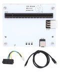 Game Changing Thunderbolt 4 Egpu Dock Enclosure Featuring Pcie X16 Slot for laptop graphics boost, showing ports and power connectors.